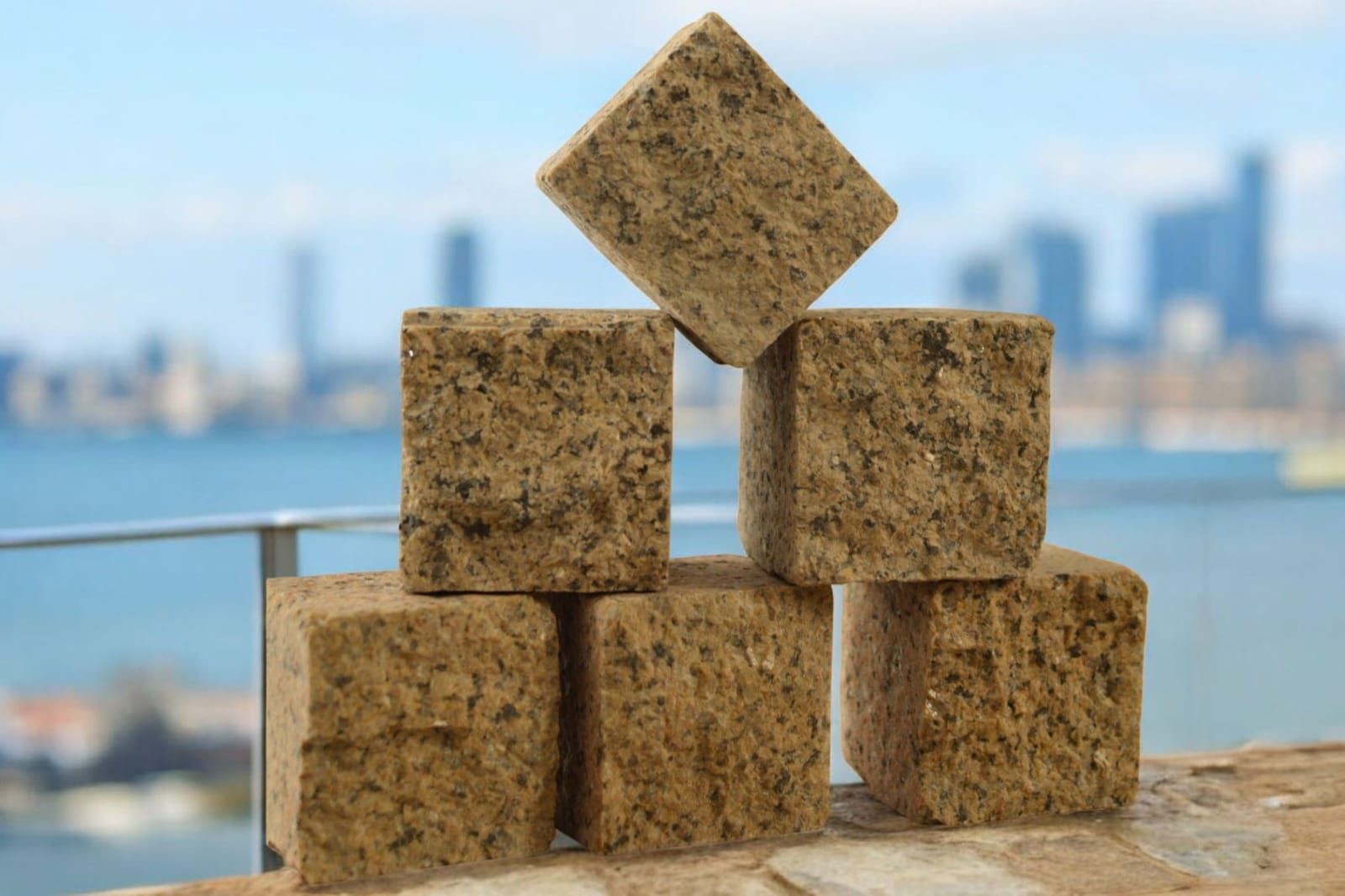 Granite cobblestones